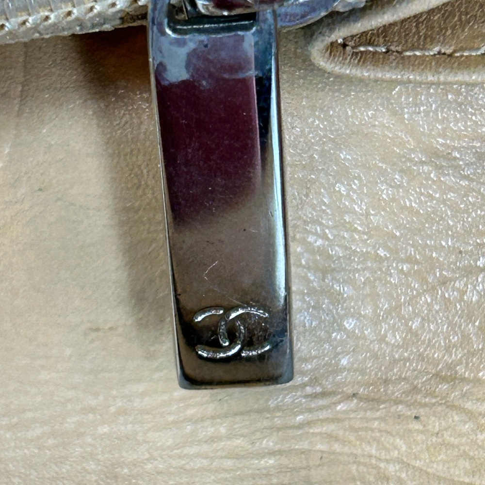 CHANEL Cambon Quilted Yen Light Brown Long Wallet - Picture 7 of 16